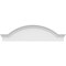 Ekena Millwork Segment Arch W/ Flankers Smooth Architectural Grade PVC Pediment, 48"W x 13"H x 2-1/2"P PEDPS048X130SGF00 - alternate 3